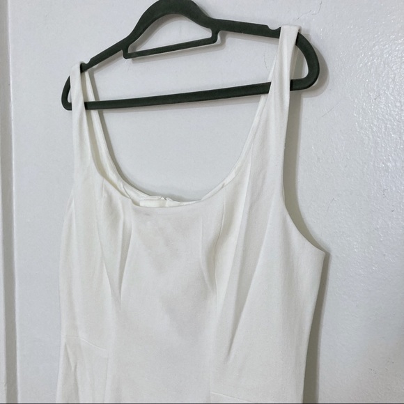 Keepsake the Label White Uptown Midi Dress Porcelain Size XL/US 10 NWT - Picture 6 of 14